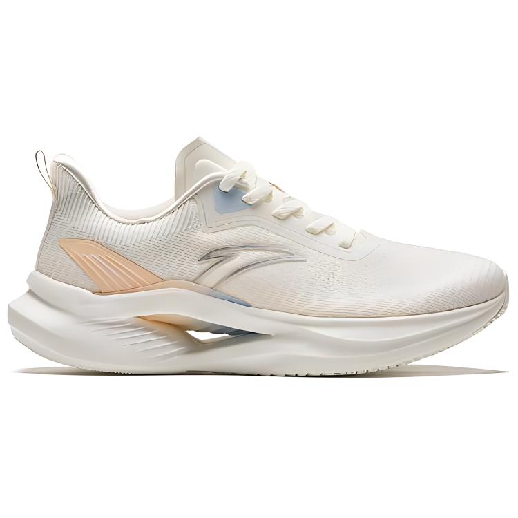 New Anta Cushioning, Wear Resistant Low Top Running Shoes Women's Pink White 122425536-1