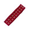 Headband Punk Style Rock Air-eye Decor Hair Band Elastic Fabric Eyelets Punk Headwrap Hair Accessory