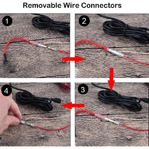 4pcs 12V-24V Add-a-Circuit Micro2 Fuse Tap, Piggy Back Blade Fuse Holder with Wire Harness, 6 pcs Micro 2 Fuse (5A 10A 15A) and Fuse Puller