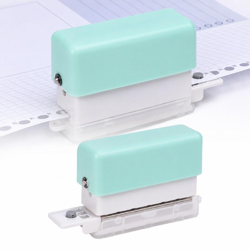 Practical 6 Hole Paper Punch 5.5mm Hole Diameter Handheld Mini Puncher Mini Manual Puncher Diary