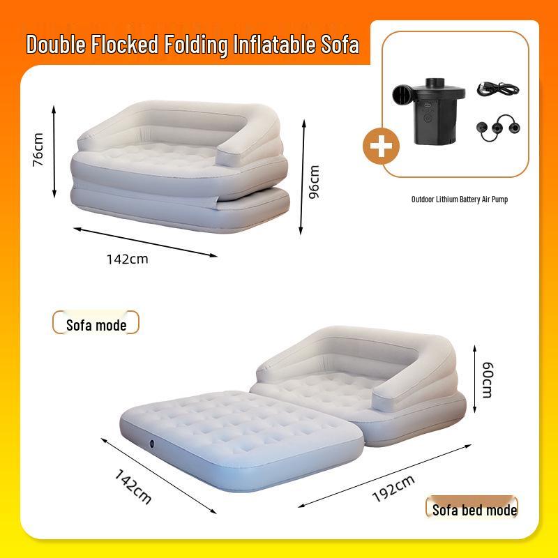 Canapé-lit Gonflable Portable d'Extérieur et Coussin d'Air de Camping
