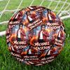 Michael Jackson Print Size 5 Soccer Ball, Standard Match Football for Sports Game and Team Practice, Ideal Gift for Soccer Fans