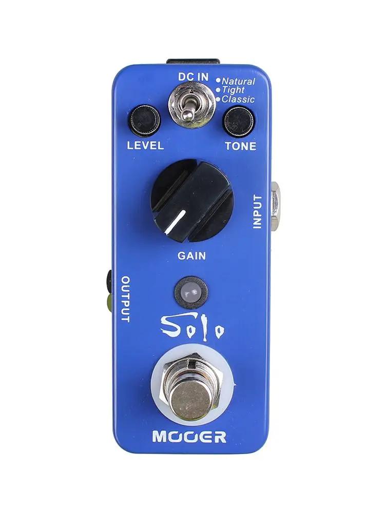 MOOER SOLO Distortion Guitar Pedal High-gain 3 Modes(Natural/Tight/Classic) Effect True Bypass Full Metal Shell Guitar Pedals