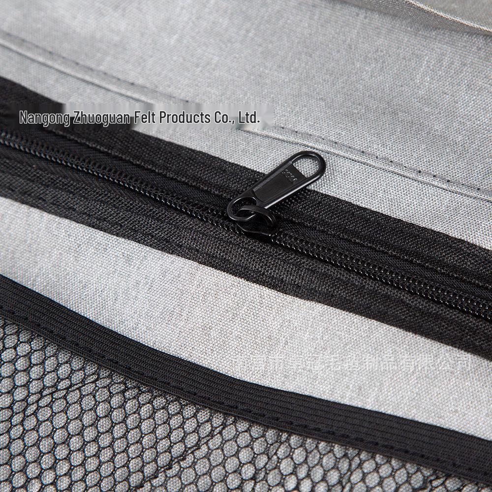 Car Trunk Seat Back Hanging Storage Bag - SUV Rear Multi-Functional Mesh Organizer