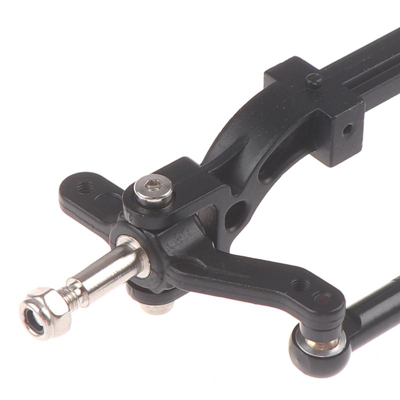 Metalowa Przednia Oś Drążek Kierowniczy Łącznik Maszt Dla 1/14 Tamiya Rc Ciężarówka Traktor Samochód