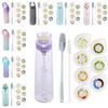 Tritan Sports Water Bottle With Flavor Rings And Leakproof Lid For Fitness Enthusiasts