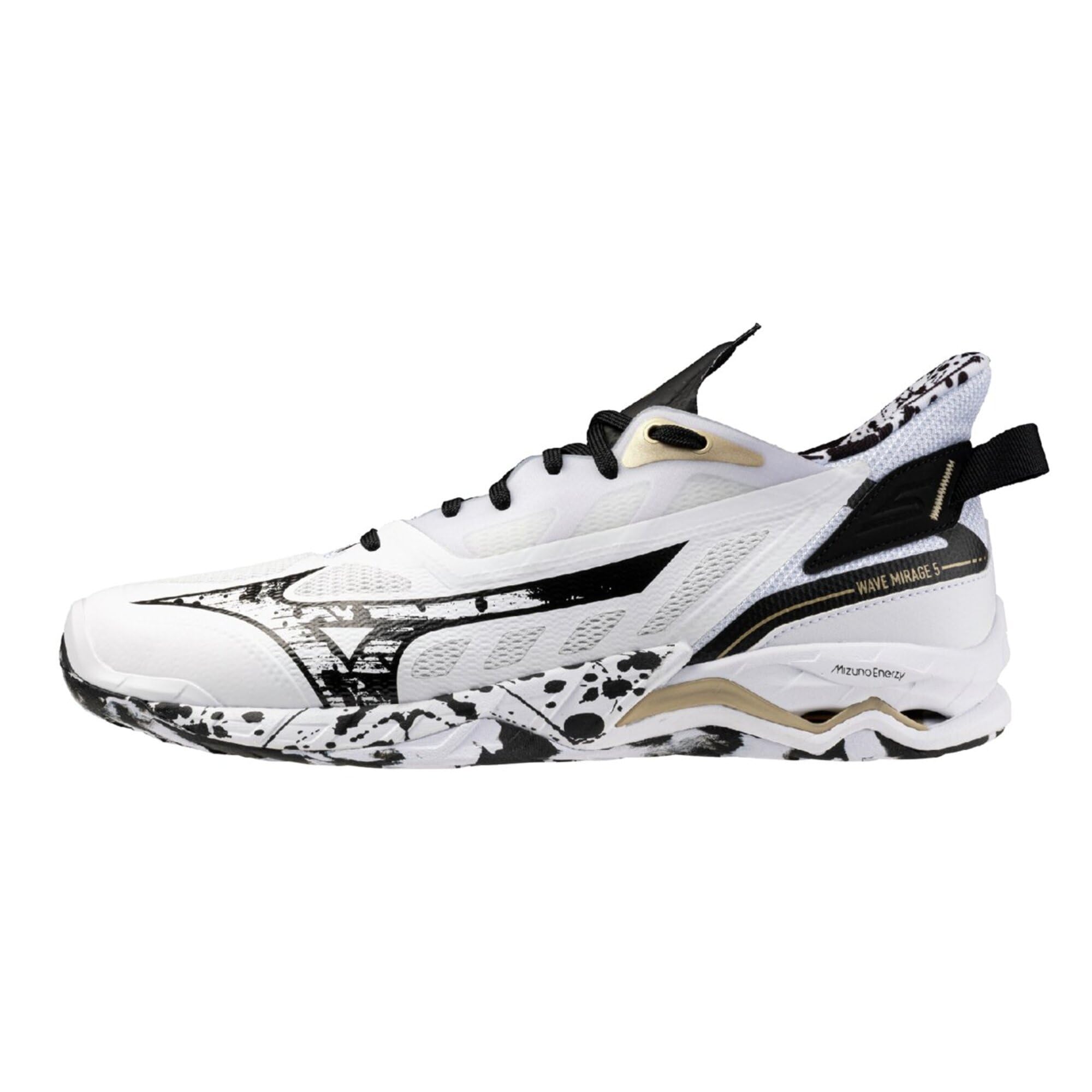 

Mizuno Теннисные кроссовки Wave Mirage 5, Черный/Белый/Оранжевый, Размер 28.0 см, 2E
