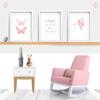 Little Fairy Butterfly Posters and Prints Nordic Wall Art Canvas Painting Scandinavian Wall Picture Baby Girl Room Bedroom Decor