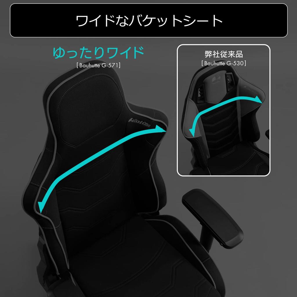 Scaun de gaming Bauhutte Confortabil chiar și pentru persoane peste 180 cm înălțime Materialul se înfundă arc pocket pentru confort moale Spătar înalt Echipat cu brațe 4D