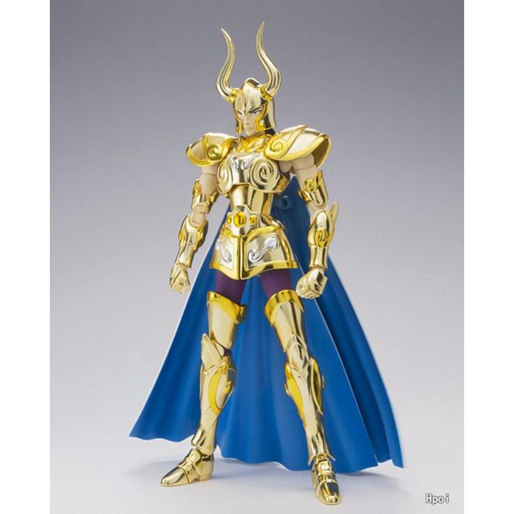 19CM Anime Saint Seiya Figure Gold Myth Cloth EX SaGa Aphrodite Aries Mu Izou Milo Model Toy Gift Collection Aciton Figure