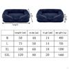 Warm Pet Bed Autumn Winter Non Slip Soft Nesting for Puppy Dogs Cats L black
