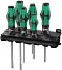 Wera Kraftform Plus Tool Screwdriver Set with 105650 6-Piece 334/6 Rack, [Used]