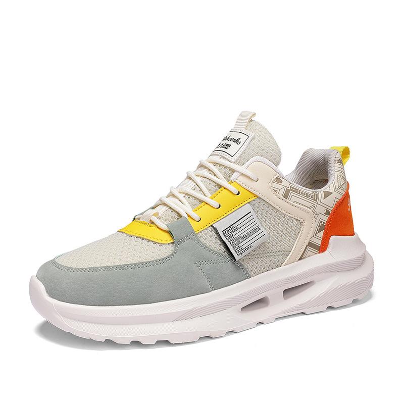 Spring New Men's Casual Sneakers Outdoor Running Sport Shoes Fashion Mesh Breathable Student Designer Clunky Sneaker Non-slip