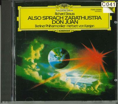 CD HERBERT VON KARAJAN - Strauss Tak pravil Zarathustra Op. F35G50066 DEUTSCHE GRAMMO 1985 Japonsko Klasická Použitá