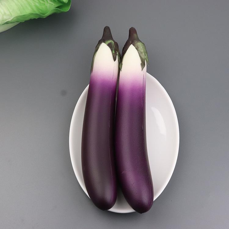 Artificial Vegetable Set: Eggplant, Cabbage, Cucumber, Celery, Spinach - Kitchen Decoration