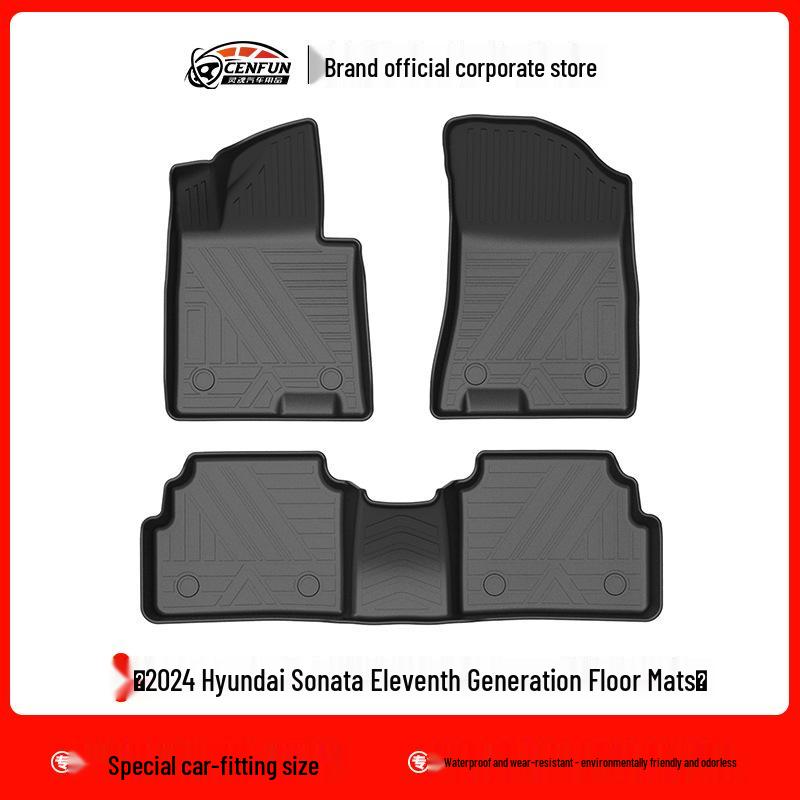2024 Hyundai Sonata 11th Gen TPE Odorless Wear-Resistant Trunk Mat