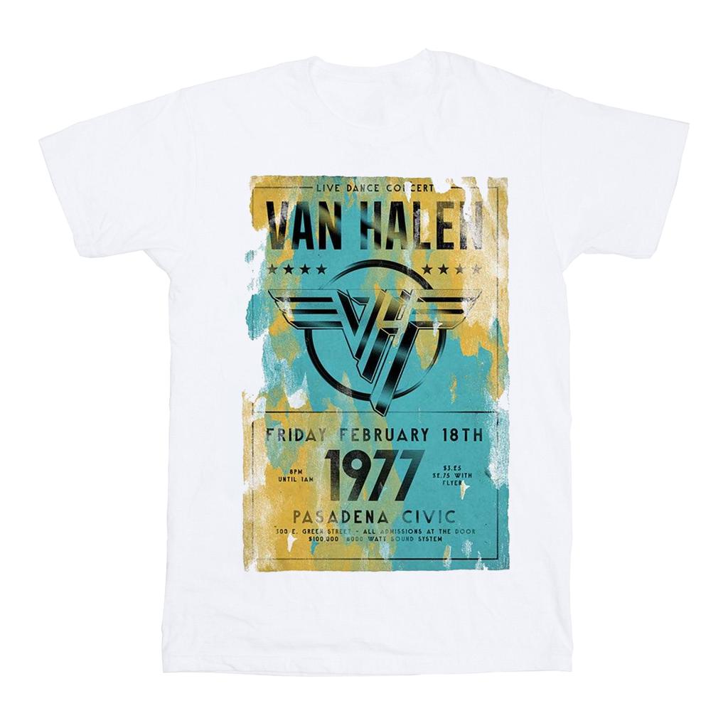 Van Halen Unisex Adult Pasadena ´77 T-Shirt