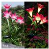 1Pc  Solar Lily Ground Mounted Lamp Best Choice for Solar Flowers Outdoor Waterproof Utdoor Solar Lights Garden Lights