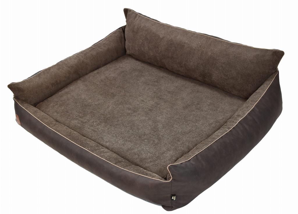Rocky Orthopedic Brown Dog Bed - 97cm x 86cm