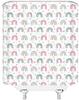 Rainbow Shower Curtain Cartoon Pattern Cute Boho Modern Simple Girls Decoration Bathroom Bathtub Decoration Set with Hooks