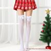 Velvet Thigh-High Stockings with Bow – Sexy Halloween Costume Socks
