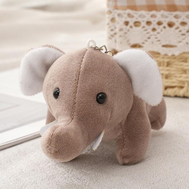Soft And Cuddly Plush Animal Keychain For Kids Cute Jungle Safari Design