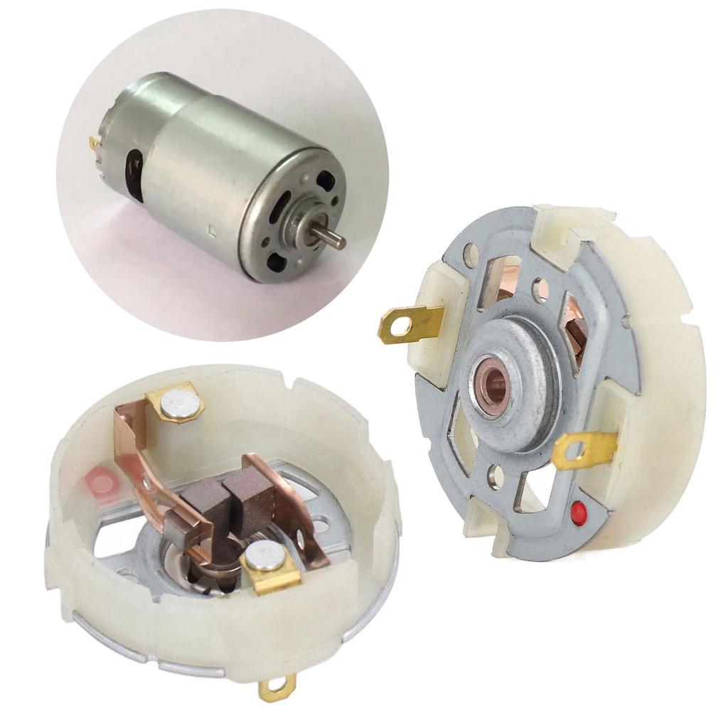 2 pezzi Porta Spazzole in Carbone per Motore DC RS550 per Trapano Elettrico Avvitatore Elettrico con Spazzola in Rame