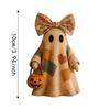 Figurine fantôme lumineux Patchwork Halloween Fantôme Patchwork Décoration Halloween Décoration Halloween