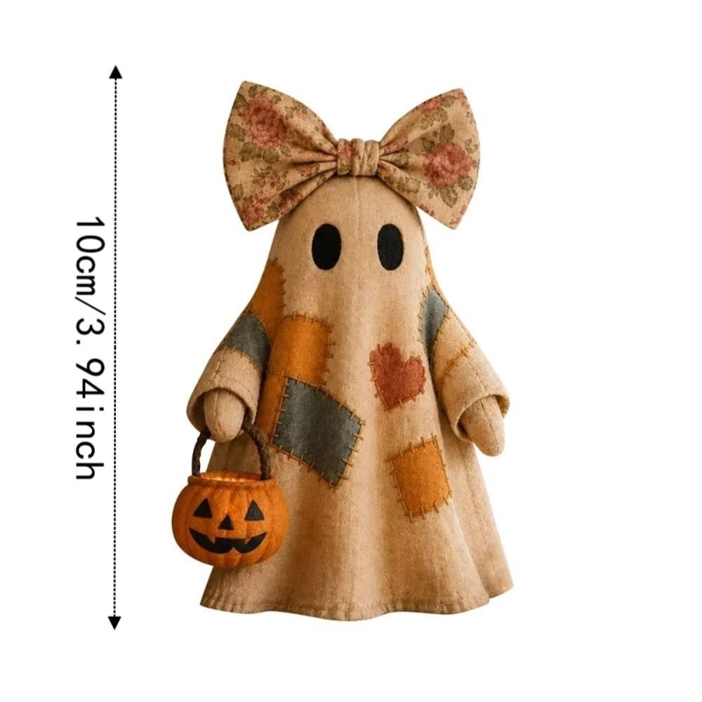 Figurine fantôme lumineux Patchwork Halloween Fantôme Patchwork Décoration Halloween Décoration Halloween