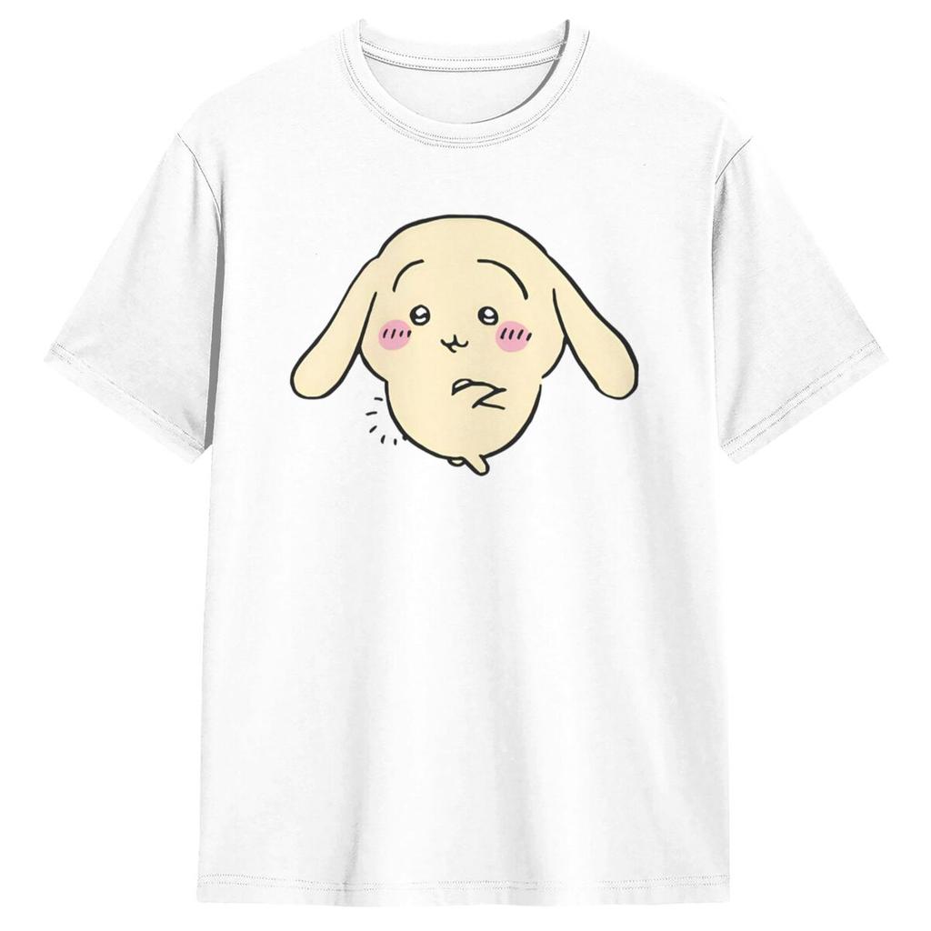 Chiikawa Hachiware T Shirt Hipster T-Shirts Short Sleeve Classic Tops Summer 100 Cotton Breathable 4XL 5XL 6XL Tees