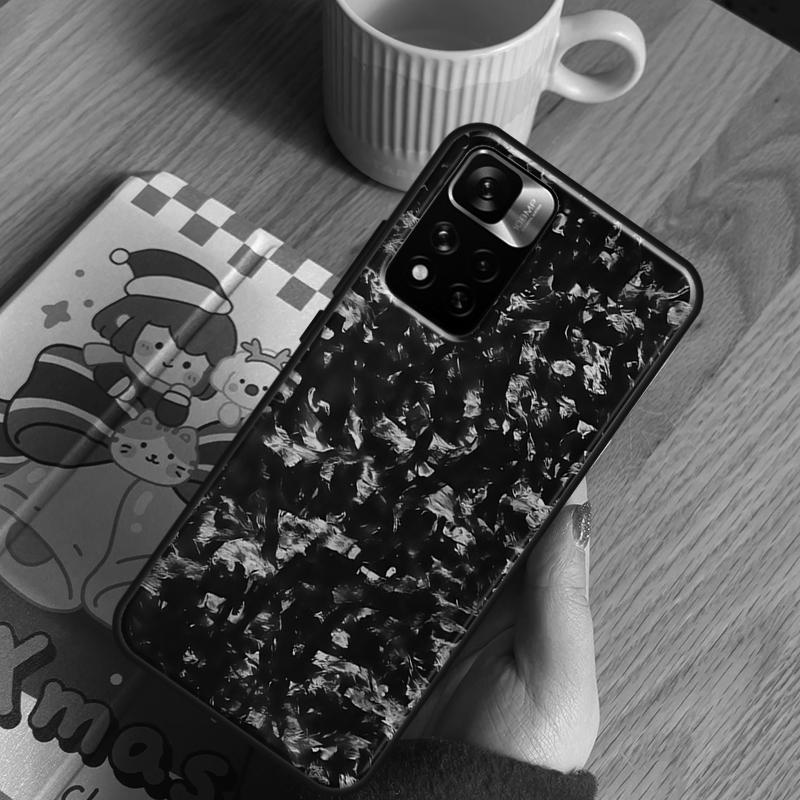 Forged Carbon Case For Xiaomi Redmi Note 14 Pro 13 12 11 10 15 Pro Plus Redmi 13 C 15 10C 12C 14C 15C Cover