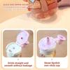 Cartoon Large Capacity Capybara Plastic Cup 750ml Double Drink Water Cup Portable Anti-drop Children Water Cup for Children