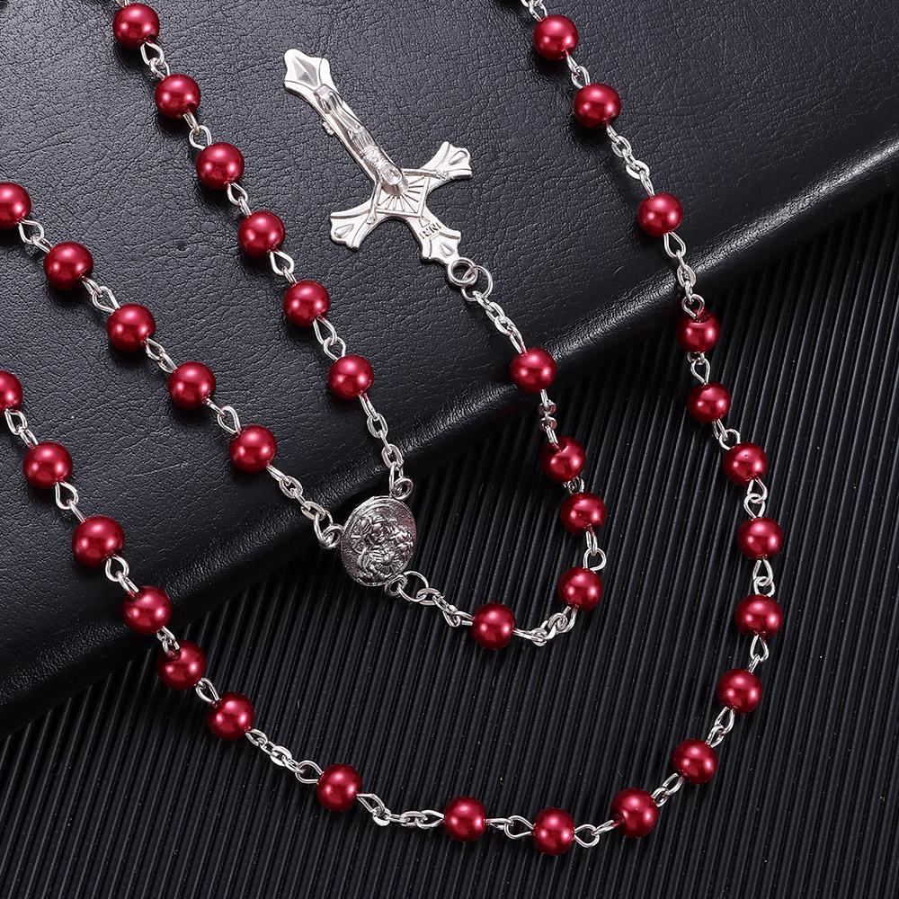 6mm Rosary Beads Rosary Beads Catholic Solid Colored Confirmation Gifts Rosary Beads Simple Style Rosary Gifts Women