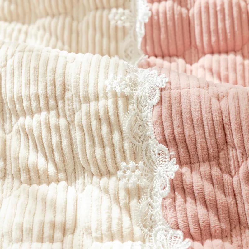 Corduroy Sofa Cover Plaid Anti-slip Sofa Towel for Sectional Sofa Thickening  Modern Couch Cushion Multifunctional Covers Carpet