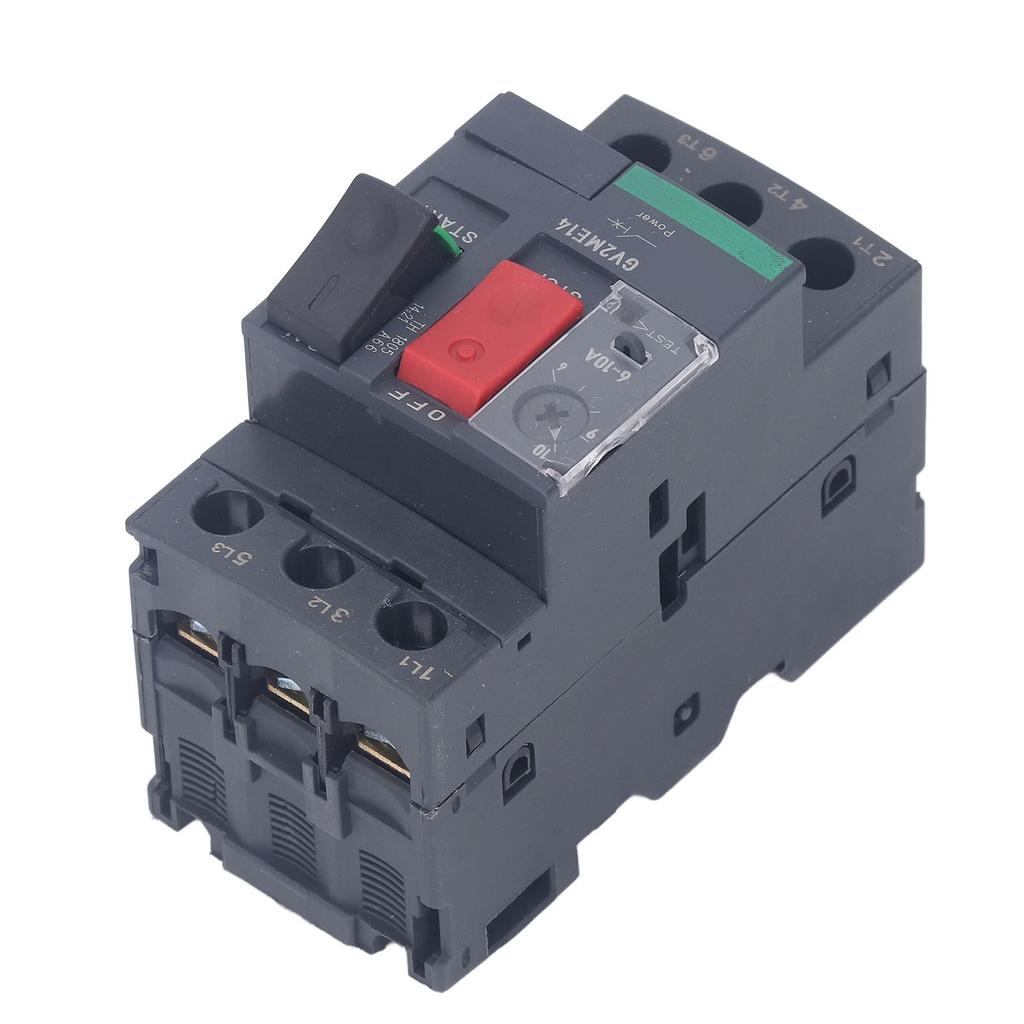 Întrerupător Motor Protecție Suprasarcină Termomagnetic Manual Buton Pornire Motor Montare pe Șină