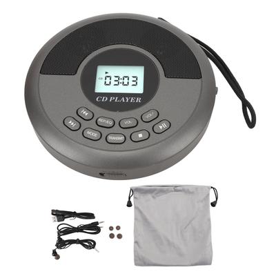 Taşınabilir CD Çalar USB BT Çift Hoparlör Şarj Edilebilir Disk Çalar Ev Araba Seyahat Açık Hava İçin