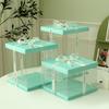 Transparent Cake Boxs Large Gifts Packaging Gifts Box Packing Supplies Bakery Wrapping Boxes Wedding Birthday Party Supplies