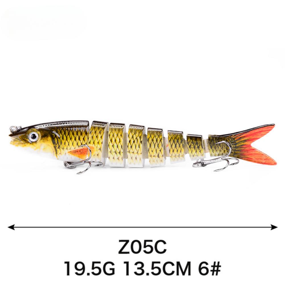 Set of Multi-section Luya Bait 8-section Fish Freshwater Sea Fishing Bait Hard Bait Luya Bait Is Sold Far Away 13.5cm
