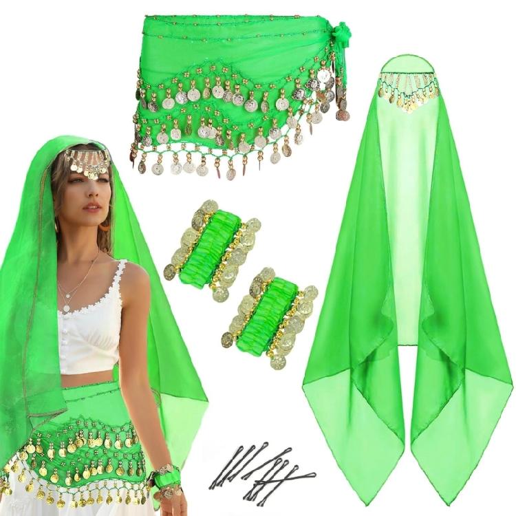 Belly Dance Stage Costume Lightweight Fabric Belly Dance Clothes For Comfort And Freedoms Of Movement