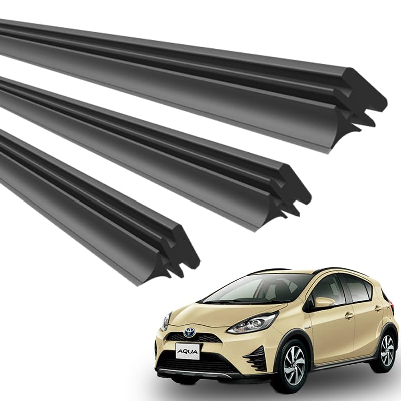 

Сменная резинка для стеклоочистителя ProTorque Aqua для TOYOTA AQUA NHP10, оригинальный совместимый продукт Toyota, комплект из 3 деталей для заднего сиденья водителя и пассажира