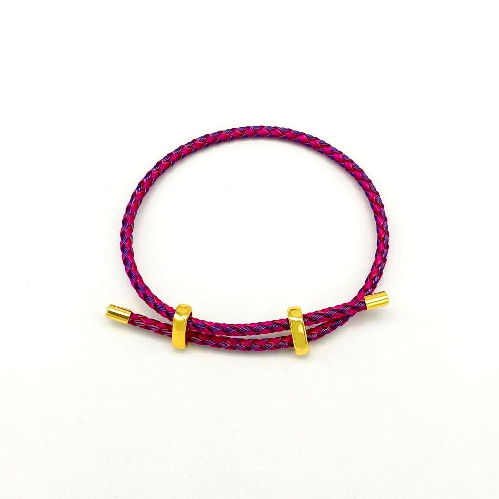 DIY Verstellbares Perlenarmband aus Stahldraht mit 8-Figur-Schnalle