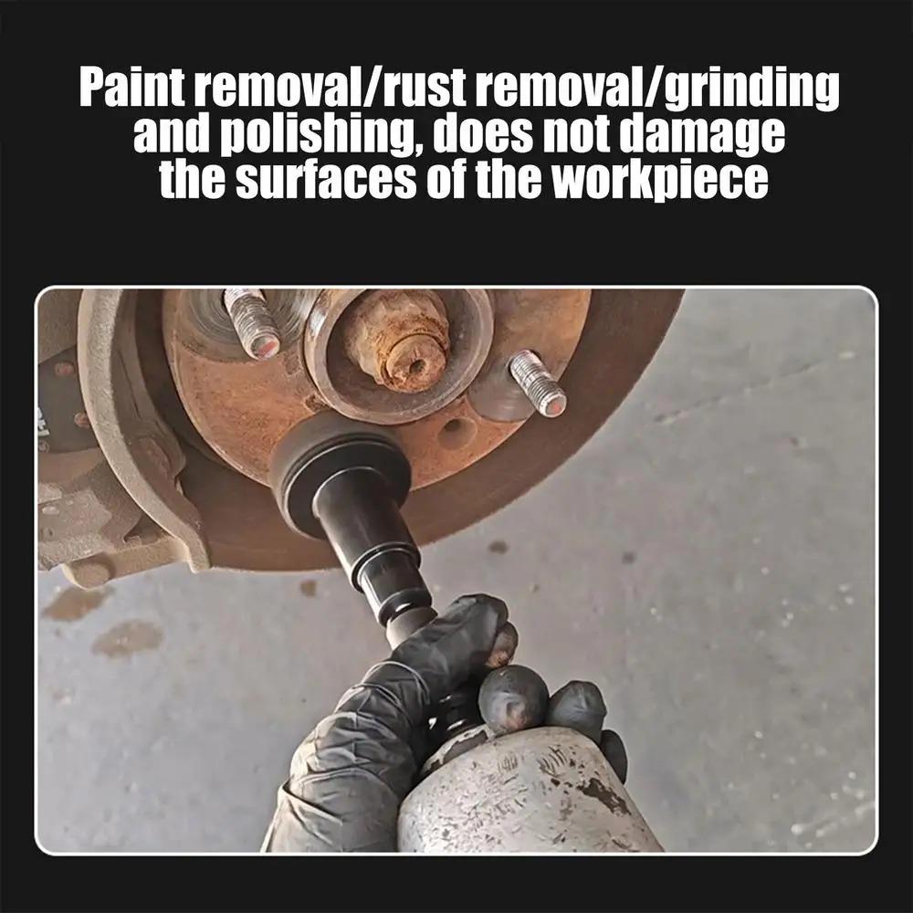 Schleifwerkzeug für Radnaben im Automobilbereich Bremsenreiniger-Kit Rostentferner Polierwerkzeug Stahlring-Reparaturwerkzeug