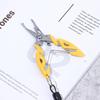 Fishing Pliers Fishing Tackle Stainless Lanyards Hook Recover Split Ring Fishing Accessories Use Tongs Multifunction Scissors