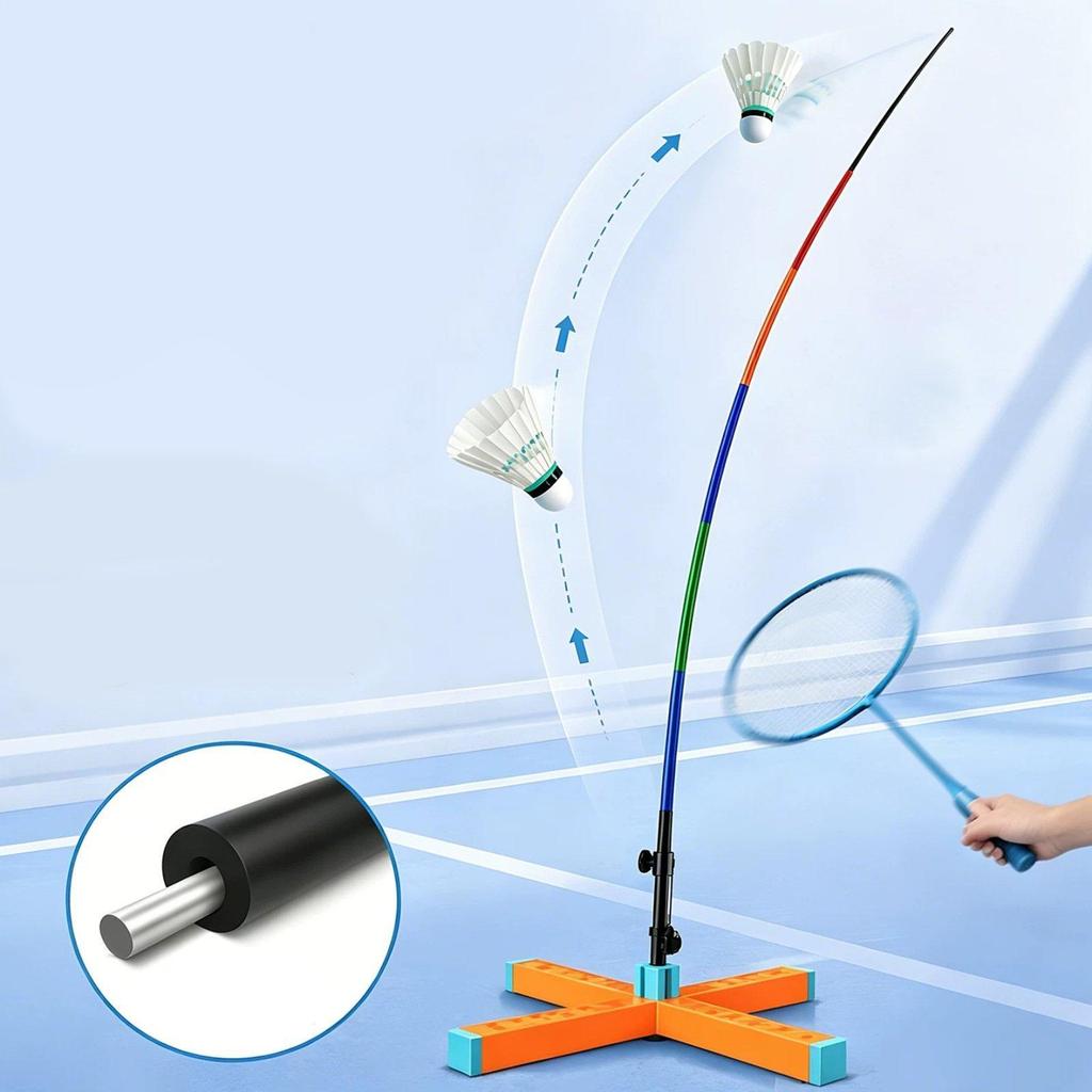 Badminton Solo Training Kids Adults Device for Fitness Exercise Style B