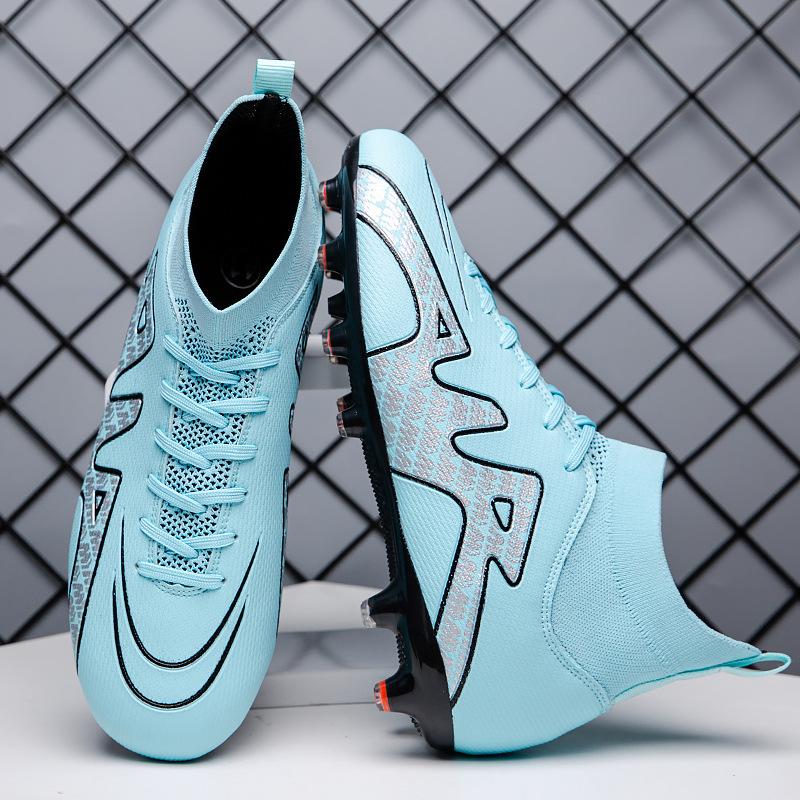 נעלי כדורגל מונדיאל 15 לגברים ונשים, גבוהות, עם פקקים ארוכים ל-AG, פקקים קצרים ל-TF, נעלי אימון לתחרויות סטודנטים