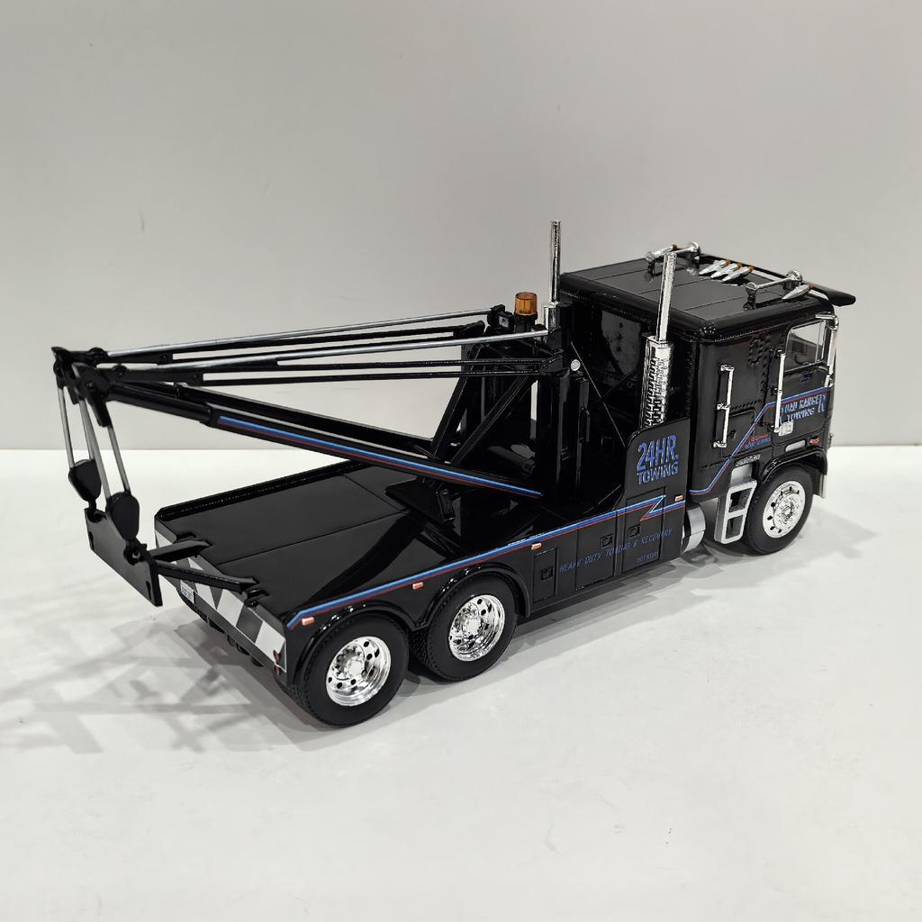 Diecast Green Light 1/43 Scale Freightliner FLA Terminator Trailer Crane 35 Alloy Car Model
