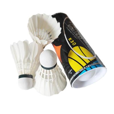 3pcs Badminton Shuttlecock King Duck Feather Shuttlecocks White Training Ball Shuttlecock High Speed Badminton Balls