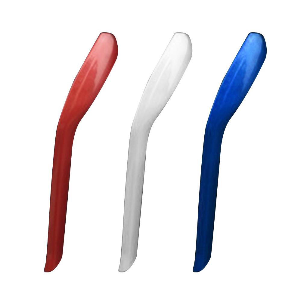 3pcs Replacement for Buick Excelle 15-17 Regal 14-16 Tricolor Stripe Car Decoration ABS Clips Front Grille Trim Sticker