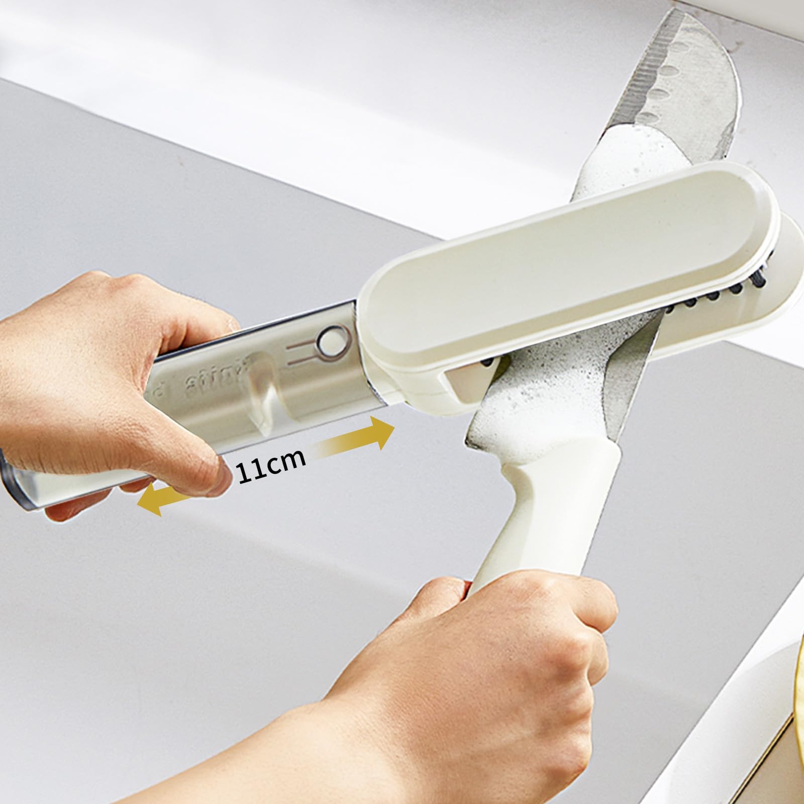 

ZASA Кухонный нож Мытье посуды Кухонный нож для мытья посуды Щетка, Щетка, Щетка, Щетка, Принадлежности, Мытье, Зазор, белый