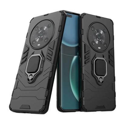 For Huawei Honor Magic 4 Magic4 Pro 5g Back Cover Phone Case Shockproof Armor Anti-Fall Metal Ring Holder Magnetic Protect Funda